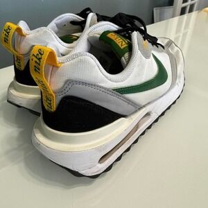 Nike Waffle One sneakers in white w/ green + yellow accents